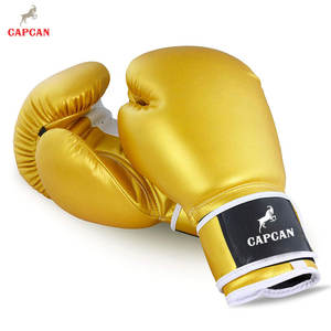 Guantes de Boxeo de Cuero con Acolchado Equilibrado, Cierre de Velcro, Interior Transpirable, Ajuste Cómodo para Entrenamiento - Product Image 2