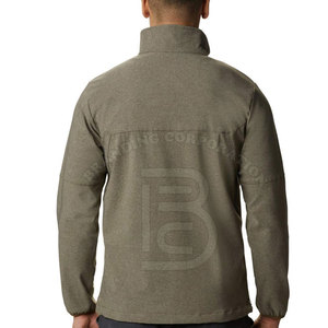 Best Selling Wholesale Men's Winter Stand Collar Hooded <b>Wool</b> Lined Softshell Jacket Outdoor Mountain Breathable - Product Image 2