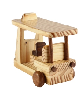 ไม้สนทำด้วยมือ E-Riksha ตกแต่งโต๊ะแบบศิลปะตกแต่งบ้านสไตล์ชนบทบ้านฟาร์มทำด้วยมือ - Product Image 4