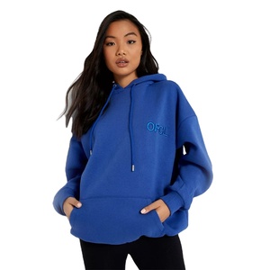 Sweat-shirts à capuche d'hiver pour femmes, entièrement personnalisés, fabriqués en usine, couleur personnalisée, en molleton français de haute qualité, grandes tailles, 100% coton - Product Image 1