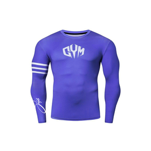 <b>Top</b> Quality <b>Mens</b> Rash Guard Short Sleeve Swim Shirt Custom Made With UV Protection for <b>Swimming</b> & Bjj Shirt - Product Image 3