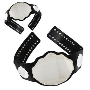 Cinturones de Boxeo y Artes Marciales Unisex de Cuero y Acero Inoxidable de Alta Calidad FK-507 de Flyingkick Enterprises, Nuevo Diseño - Product Image 5