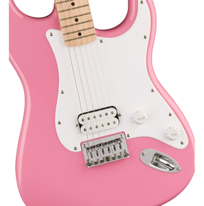 2026 100 % Strator  Flash Pink Bundle avec ampli 10G Frontman, tuner, sangle, câble, médiators et DVD de guitare Austin Bazaar - Product Image 3