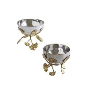 Bol de service de forme ronde de finition brillante de qualité supérieure pour la table de dîner bol en acier inoxydable d'utilisation de restauration décorative de fruits secs - Product Image 1