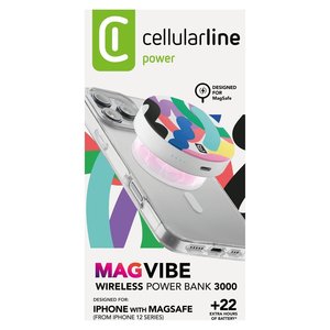 แท่นชาร์จไร้สาย MAG VIBE สีขาว 3000mAh รุ่นโปรโมชั่น - Product Image 2