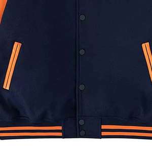 Chaqueta Universitaria de Satén Personalizada de Alta Calidad para Hombre, Transpirable, Talla Grande para Invierno, Diseño Universitario de Satén Liso - Product Image 4