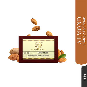 Jabón de Almendra Natural Khadi-125g - Product Image 2