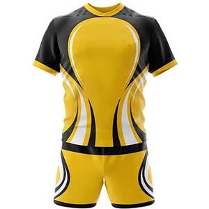 Nouveau style de kit de rugby personnalisé Service OEM fabrication meilleur prix uniforme de rugby dernière conception vêtements de sport uniforme de rugby - Product Image 5