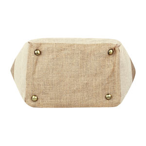 Sac fourre-tout à bandoulière en toile à fermeture éclair écologique pour dames fantaisie avec poignées en cuir sac de plage portable de grande capacité - Product Image 3
