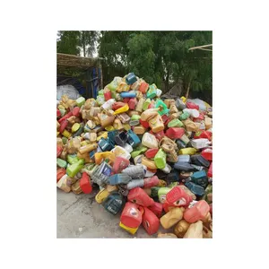 Botol PET bungkus plastik daur ulang/botol Pet Scraps/plastik sisa botol Pet bungkus di Bale