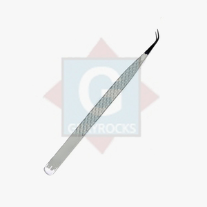 Pinzas de pestañas de acero inoxidable con logotipo personalizado de alta calidad, herramienta profesional de extensión de pestañas - Product Image 1