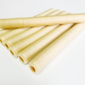 Boyau de collagène comestible <span class=keywords><strong>halal</strong></span> de haute qualité pour la fabrication de bacon et de saucisses, taille uniforme et facile à farcir, emballage sous vide - Product Image 4