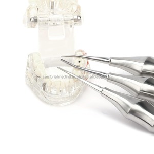 Ensemble d'élévateurs de racines dentaires | Élévateur de desserrage de dents de luxation PDL de chirurgie buccale | Outils de retrait de racines cassées en acier inoxydable - Product Image 4