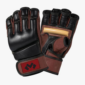 Gants en cuir OEM personnalisés de haute qualité, légers, respirants, écologiques, compatibles écran tactile, pour la détection des aiguilles, pour athlètes, sports, MMA - Product Image 1