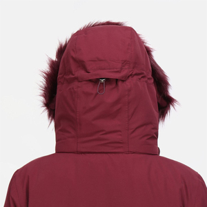 Veste coupe-vent d'hiver pour femme, imperméable, avec capuche en fausse fourrure, parka, manteau doublé en polaire, épais, chaud, long, pour l'extérieur, tendance - Product Image 3