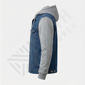 Chaqueta Vaquera Informal de Moda con Cierre Frontal Ajustable, Novedad de Invierno, Cortavientos, Transpirable y Ecológica - Product Image 3