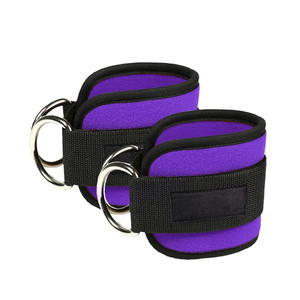 Sangles de cheville de gymnastique rembourrées en néoprène sur mesure avec logo et couleur personnalisés pour l'entraînement en salle d'haltérophilie et la sécurité du fitness - Product Image 4