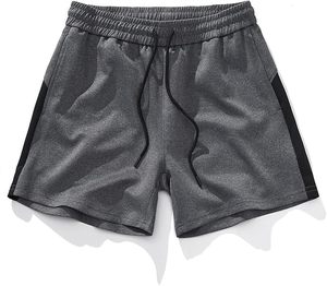 Pantalones cortos de entrenamiento atlético para gimnasio, transpirables, sólidos, de secado rápido, para correr, culturismo, deportivos, de verano, para hombre - Product Image 4