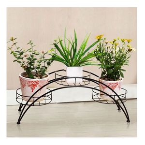 ที่ปลูกต้นไม้โลหะแบบเหล็กผงสีดำที่ได้รับการตกแต่งในบ้านโรงแรมสำนักงาน - Product Image 4