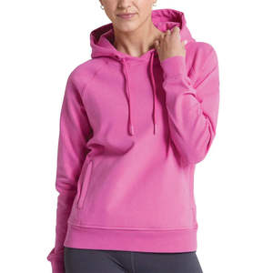 Sudadera con Capucha Deportiva Rosa para Mujer, Personalizable al por Mayor, Antiarrugas y Transpirable, Último Modelo - Product Image 1