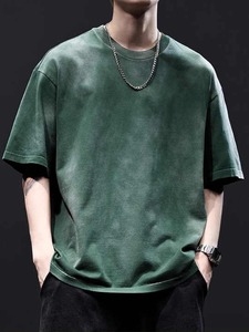 Camiseta de Hombre al por Mayor, Personalizada con Serigrafía, Tallas Grandes, Diseño Gráfico, 100% Algodón, Corte Regular, Oversize, Lista para Enviar - Product Image 3