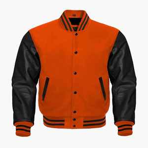 Chaqueta Universitaria de Béisbol Personalizada Tendy para Hombre, Chaqueta Universitaria con Cuello Marinero Personalizado - Product Image 2