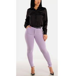 Pantalons chino en coton slim tendance pour femmes, élégants et confortables, vêtements décontractés pour l'été, fournisseur de tissu en toile du Bangladesh - Product Image 4