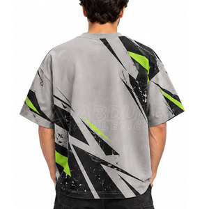 Camisetas Extra Grandes de Primera Calidad para Hombre, Ropa Urbana, Diseño Moderno, Algodón Informal, Suministro de Ropa al por Mayor - Product Image 5