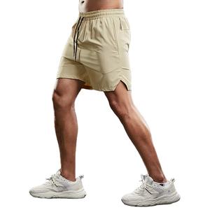 Ropa deportiva de poliéster de secado rápido para hombre, pantalones cortos de entrenamiento con logotipo personalizado, ropa de gimnasio para correr, venta al por mayor - Product Image 4