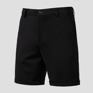 Hommes Sport Poche Solide Cordon Conseil Tronc Plage Pantalon Court Shorts D'été Pantalon Mince Poche À Fermeture Éclair Pantalon De Survêtement Lâche - Product Image 4