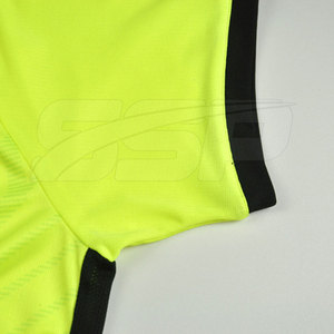 OEM Service 100% Polyester Custom Logo Breathable Quick Dry Lightweight Unisex Adult Short Sleeve <b>Soccer</b> Uniform Solid Color - Product Image 5