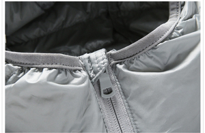 Chaqueta de Plumón para Hombre, Ultraligera, Abrigo Cálido con Capucha, Chaqueta Ligera, Chaqueta de Plumas, Parka Cortavientos - Product Image 4