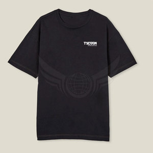เสื้อยืดโอเวอร์ไซส์สำหรับผู้ชายเสื้อยืดโอเวอร์ไซส์ผ้าฝ้าย100% ลำลองสไตล์ลำลองสำหรับผู้ชาย - Product Image 4