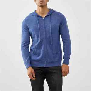 Sudadera con Capucha de Lona Personalizada para Hombre, Color Sólido, Estilo Clásico, Informal, Cómoda, Cálida para Invierno, 100% Algodón, Ecológica y Transpirable - Product Image 5