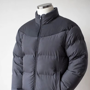 Mens Casual Dyed Lightweight Puffer <b>Jacket</b> <b>Packable</b> Quilted Winter Style Insulated Windproof Outdoor Custom Logo - Product Image 3