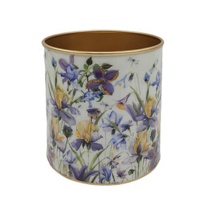 Vase et jardinière en métal au design classique, finition émaillée, pour la décoration intérieure et extérieure, pot de fleurs artisanal personnalisé - Product Image 3