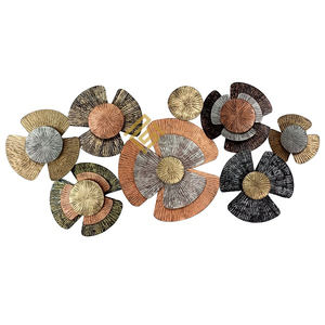 Arte de la pared de Metal grande antiguo Decoración Venta caliente 2025 Pared decorativa para el hogar Color Pastel Colgante de pared decorativo de alta calidad - Product Image 3