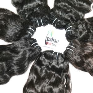<b>Cheap</b> 100% Natural Color Black Kinky Silky Bundle wave Deep Wave Remy Indian Human Hair <b>Extensions</b> for Women - Product Image 3