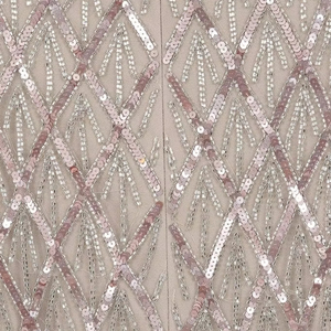 ชุดเดรสปาร์ตี้แต่งงานประดับด้วยลูกปัด Gatsby สีน้ำเงินแพลตตินัม1920S กระโปรงยาวสง่างามประดับด้วยการปักขนาดใหญ่พิเศษ (SZ) - Product Image 1