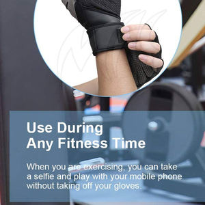 Guantes de gimnasio de neopreno cómodos Unisex 2023, el mejor entrenamiento personalizado para culturismo, precio de fábrica, accesorio de Fitness - Product Image 3