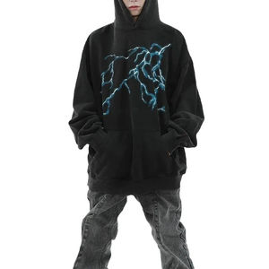 Sweats à capuche personnalisés pour hommes et femmes, polaire, pull-over, hiver, chaud, streetwear, style décontracté, manches longues, broderie de haute qualité, impression - Product Image 1