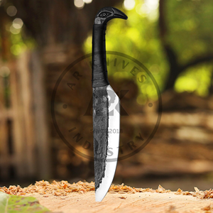 Cuchillo de Supervivencia Bushcraft, Hoja de Acero al Carbono Inoxidable, Forjado a Mano, Cuchillo Vikingo, Venta al por Mayor B2B, Camping, Aire Libre - Product Image 2