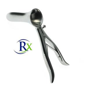 Instrumentos quirúrgicos manuales de acero inoxidable Renix International 85mm X 25mm Longitud DE TRABAJO 220mm Longitud total-Pratt Speculum - Product Image 6
