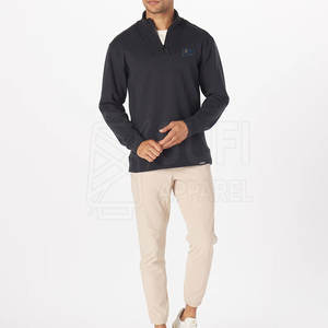 Sudadera con Capucha Casual de Invierno, 100% Algodón, Cierre de Cremallera de un Cuarto, Ecológica, Transpirable y de Alta Calidad - Product Image 3