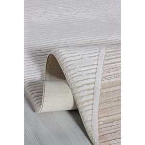 Tapis d'intérieur Netline 100% acrylique SE009, crème, moderne, Serenat, non-muant, facile à nettoyer, durable, pour chambre à coucher, bureau, Home Depot - Product Image 1