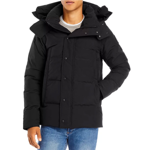 Vente en gros de doudounes pour hommes avec capuche veste d'hiver en duvet à bulles pour hommes en plein air populaire de haute qualité logo personnalisé - Product Image 3