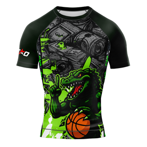 เสื้อมวยปล้ำ MMA แบบป้องกันผื่นสำหรับผู้ชายโลโก้ออกแบบได้ตามต้องการเสื้อกีฬาฤดูหนาวแบบระบายอากาศได้ดีที่สุด2025-26 - Product Image 1