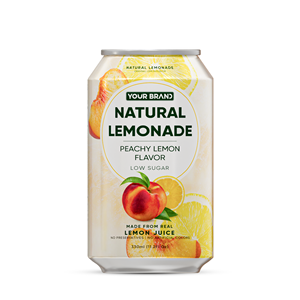 330ml SU MARCA Limonada de miel natural Bajo en azúcar Alto sabor Zumo de frutas y verduras Puré Producción de bebidas personalizables a granel - Product Image 2