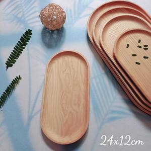 Plateau de service en bois de frêne, couleur naturelle, plateau pour aliments secs, fruits, collations, vaisselle de haute qualité par Vitrapro - Product Image 6