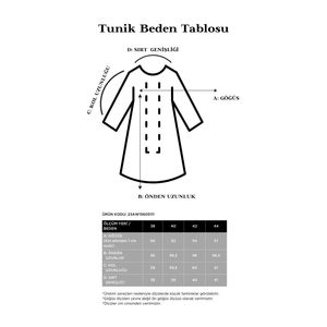 <b>Ladies</b> Formal Black <b>Tunic</b> <b>Dress</b> with Ruffles Button Details and Embroidery - Product Image 4